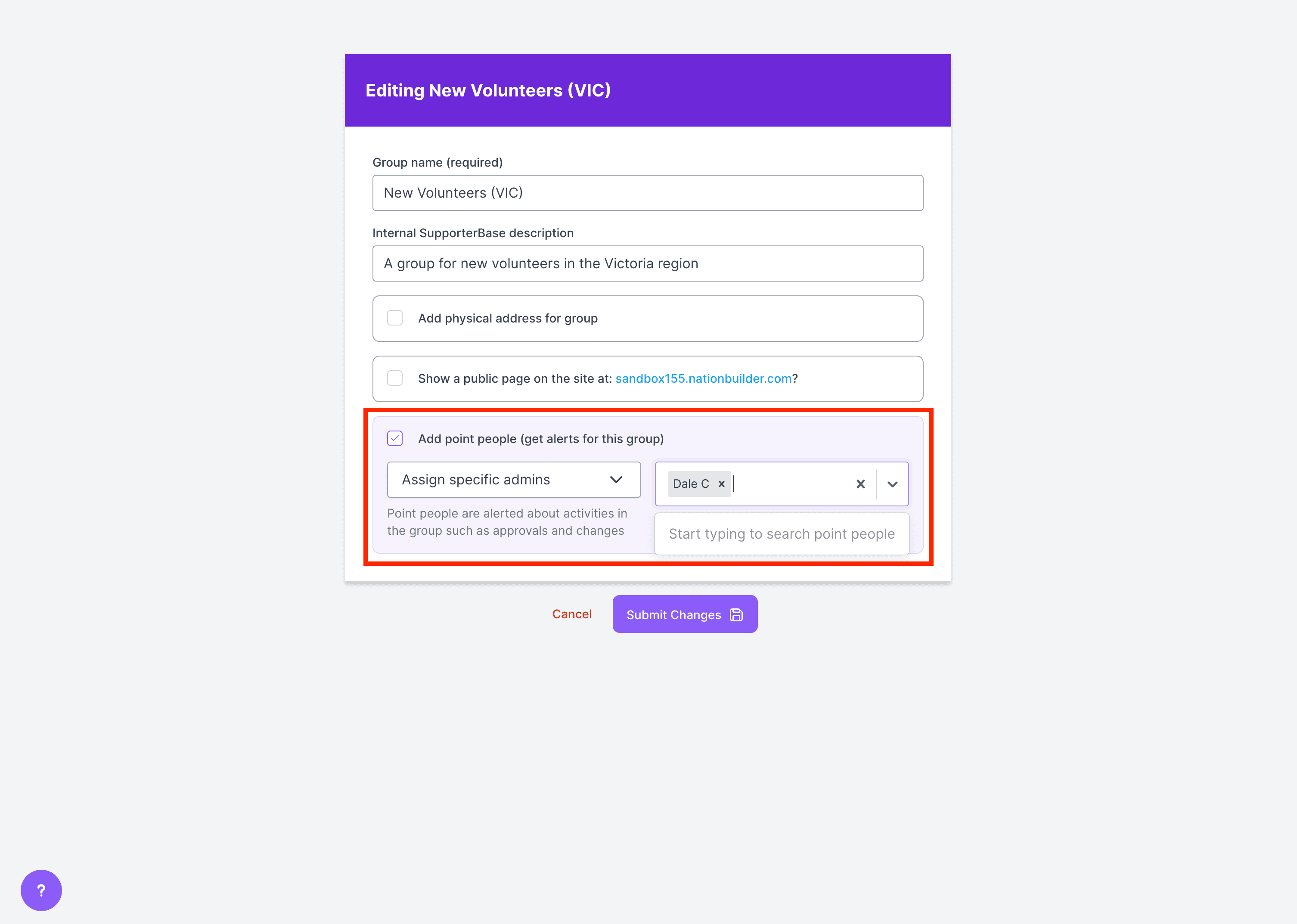 Approval action view